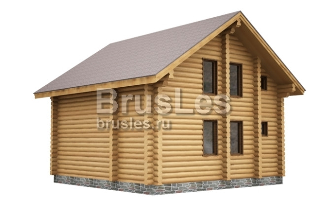 Проект  "Каролина" из оцилиндрованного бревна — фото-533_2