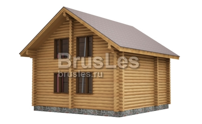 Проект  "Каролина" из оцилиндрованного бревна — фото-533_3