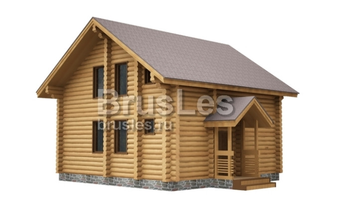 Проект  "Каролина" из оцилиндрованного бревна — фото-533_4