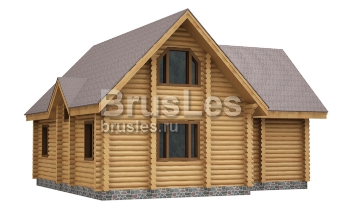 Проект "Полина" дом из оцилиндрованного бревна — фото-533_3