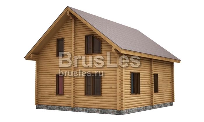 Проект "Стефания" дом из бревна с мансардой — фото-533_2