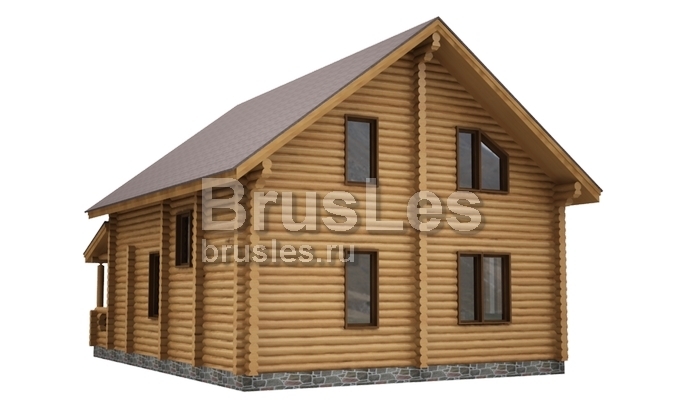 Проект "Стефания" дом из бревна с мансардой — фото-533_3