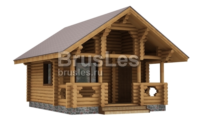 Проект "Услада" экономичный дом из оцилиндрованного бревна — фото-533_2