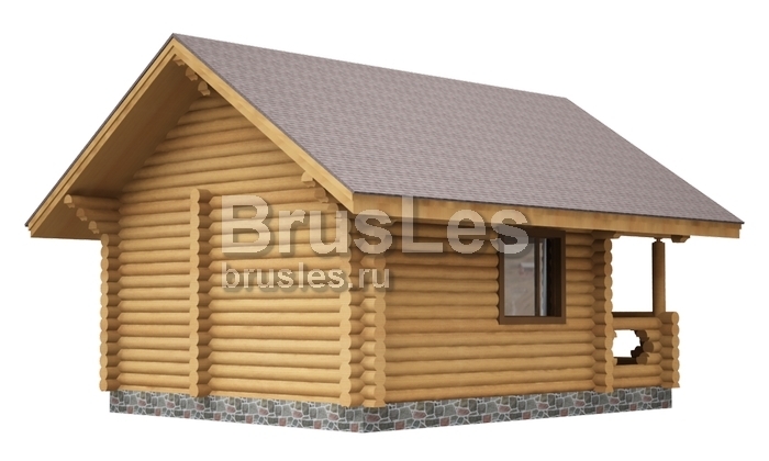 Проект "Услада" экономичный дом из оцилиндрованного бревна — фото-533_3