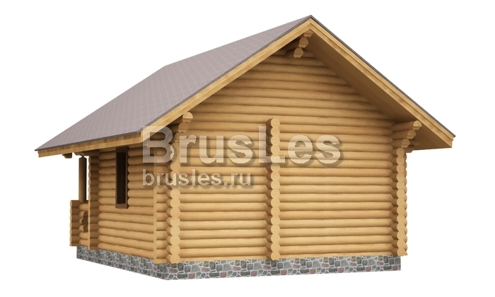 Проект "Услада" экономичный дом из оцилиндрованного бревна — фото-533_4