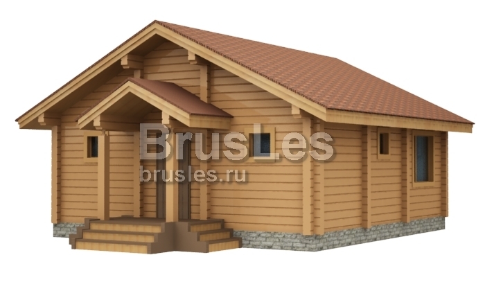 Проект "Арбат" баня  из профилированного бруса — фото-535_1