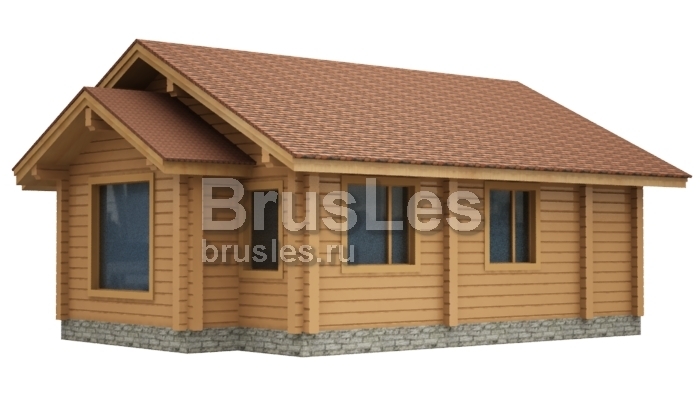 Проект "Арбат" баня  из профилированного бруса — фото-535_3