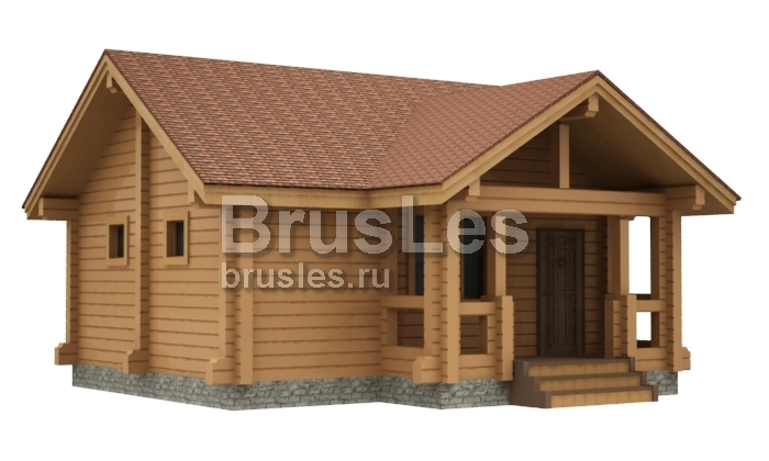 Проект "Интер" баня  из профилированного бруса — фото-535_1