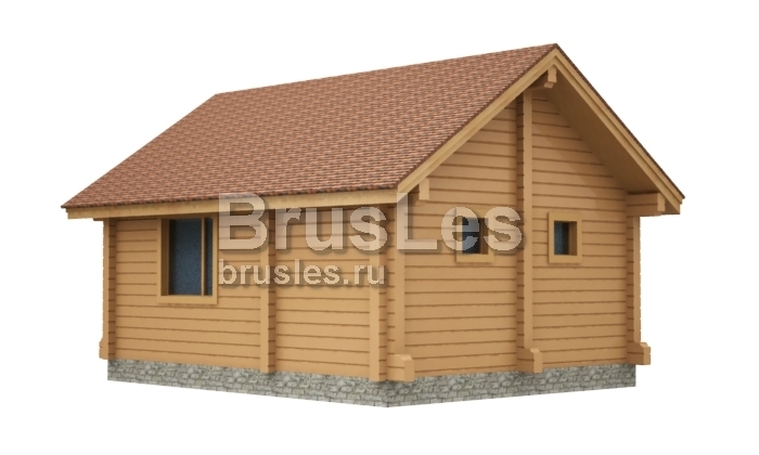 Проект "Интер" баня  из профилированного бруса — фото-535_2