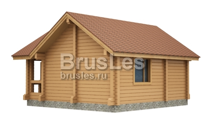 Проект "Интер" баня  из профилированного бруса — фото-535_3