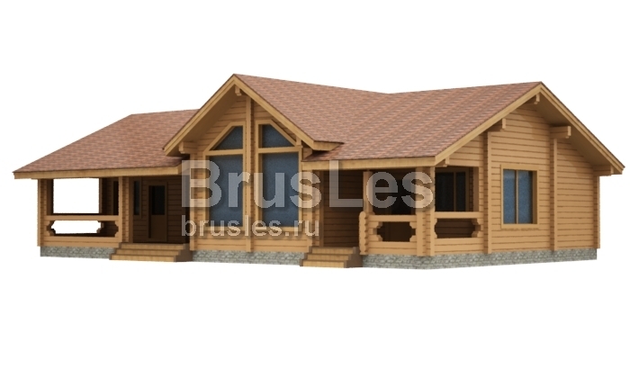 Проект "Каррос" баня из профилированного бруса с бильярдной — фото-535_4