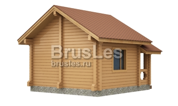 Проект "Кэтти" небольшая баня из профилированного бруса "Кэтти" — фото-535_2