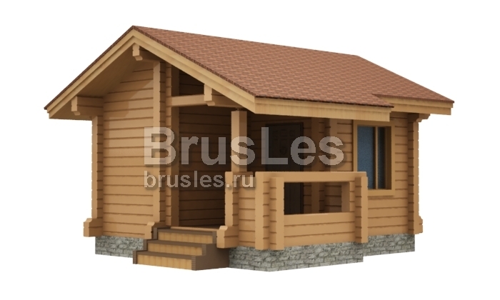 Проект  "Мики" баня из профилированного бруса — фото-535_1