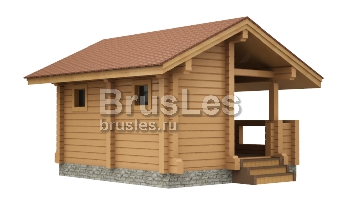 Проект  "Мики" баня из профилированного бруса — фото-535_2