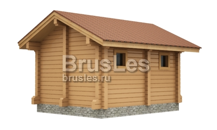 Проект  "Мики" баня из профилированного бруса — фото-535_3