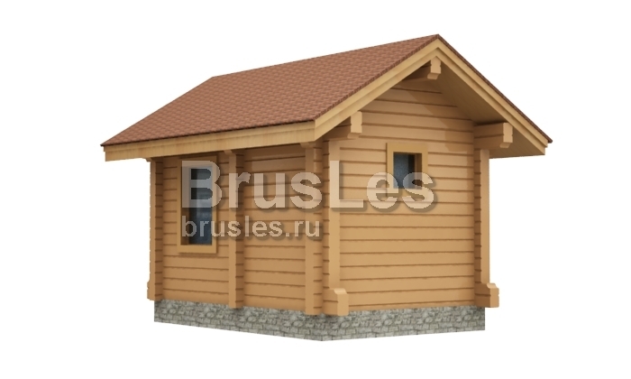 Проект "Мини" небольшая баня для дачного участка из проф. бруса — фото-535_4