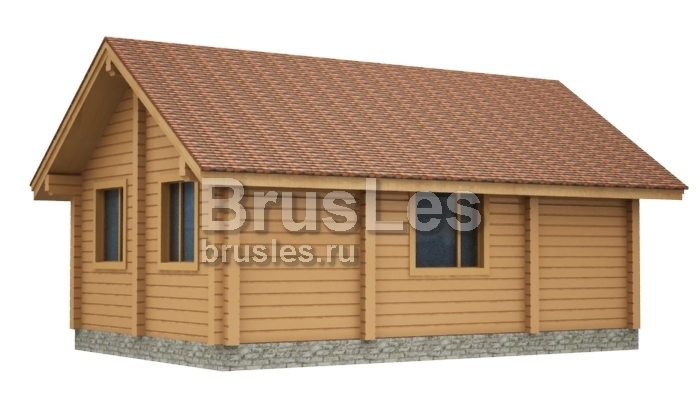 Проект "Сэрра" баня из профилированного бруса — фото-535_3