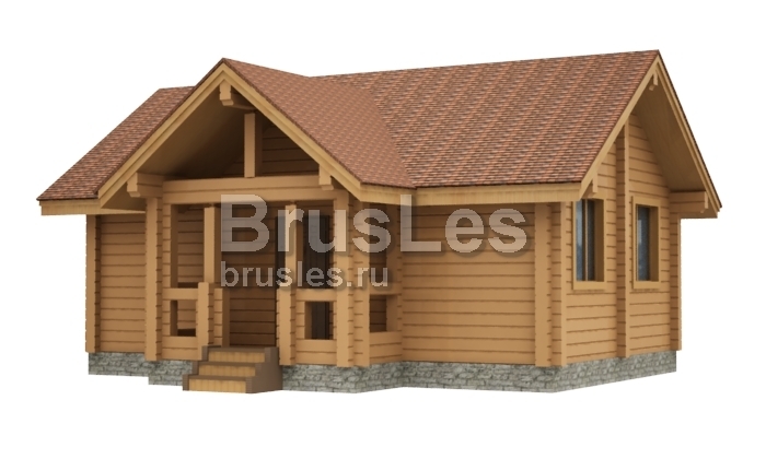 Проект "Сэрра" баня из профилированного бруса — фото-535_4