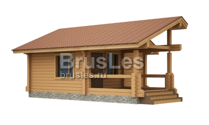 Проект "Фокс" баня с террасой — фото-535_2