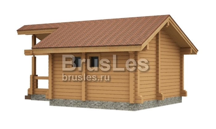 Проект "Фокс" баня с террасой — фото-535_4