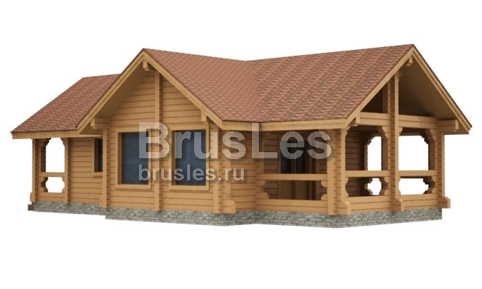 Проект "Хома" баня с двумя террасами — фото-535_4