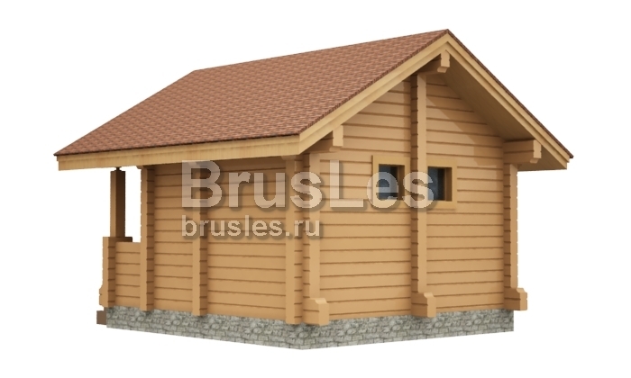 Проект "Юмакс" небольшая баня для дачного участка — фото-535_3