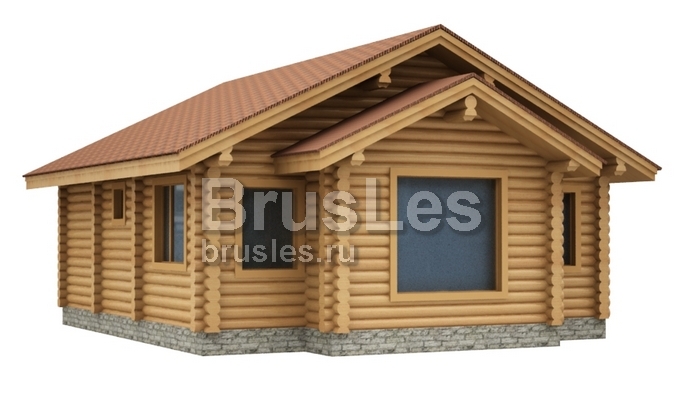 Проект "Арбат" баня из оцилиндрованного бревна — фото-534_2