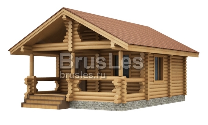 Проект "Лада" баня из бревна 38.3 кв. м — фото-534_1