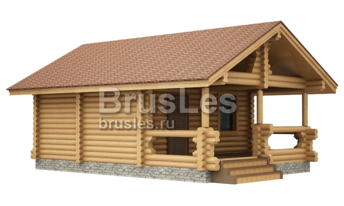 Проект "Лада" баня из бревна 38.3 кв. м — фото-534_2