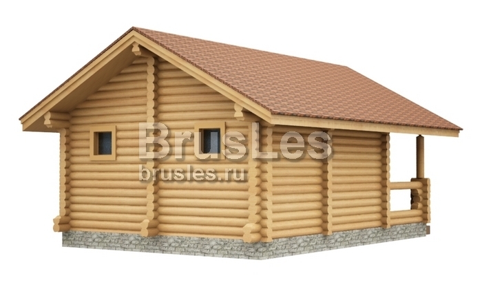 Проект "Лада" баня из бревна 38.3 кв. м — фото-534_3