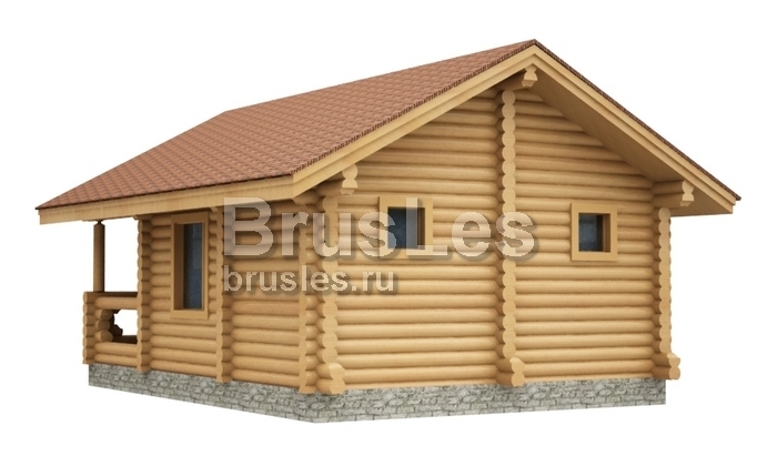 Проект "Лада" баня из бревна 38.3 кв. м — фото-534_4