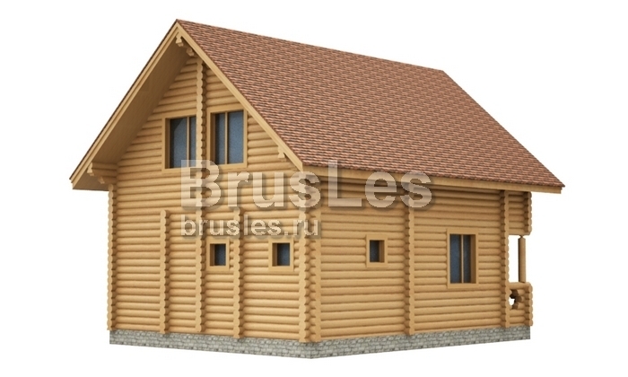 Баня двухэтажная Лакки с террасой и балконом — фото-534_3