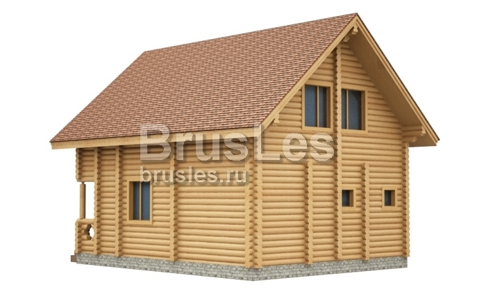 Баня двухэтажная Лакки с террасой и балконом — фото-534_4