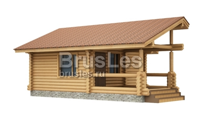 Проект "Фокс" баня с террасой — фото-534_2