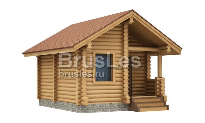 Проект "Юмакс" небольшая баня для дачного участка — фото-534_1