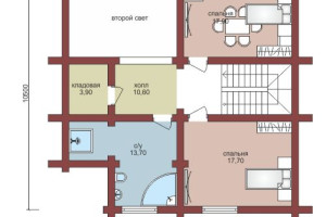 Проект "Евгения" из оцилиндрованного бревна со вторым светом — фото-533_2