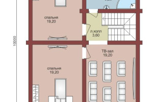 Проект "Стефания" дом из бревна с мансардой — фото-533_2