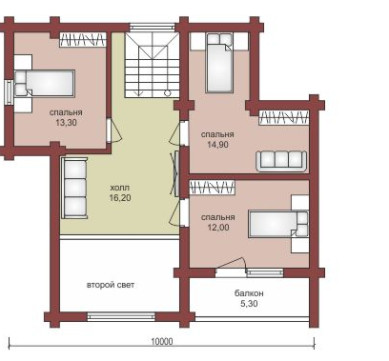 Проект "Антип" из профилированного бруса — фото-532_2