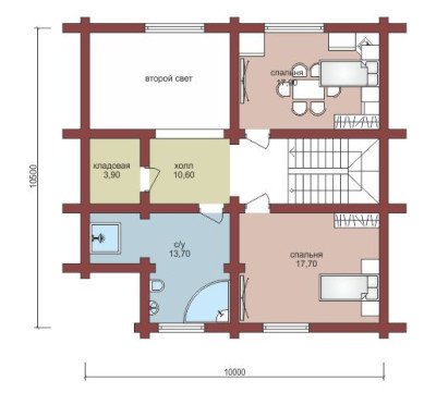 Проект "Еремей" дом из бруса площадью 150 кв.м. — фото-532_2