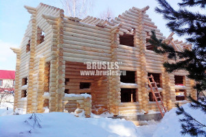 Дома из оцилиндрованного бревна — фото-52_4