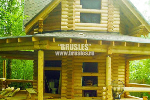 Дома из оцилиндрованного бревна — фото-52_7