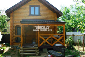 Дома из оцилиндрованного бревна — фото-52_9