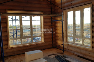 Дома из оцилиндрованного бревна — фото-52_13