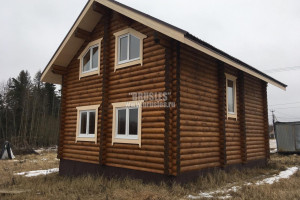 Дома из оцилиндрованного бревна — фото-52_14