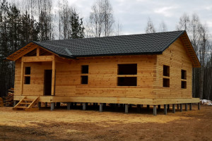 Фото — Дом из профбруса 6*8 — фото