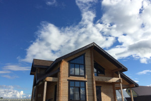 Дома из профбруса в коттеджном поселке — фото-52_2