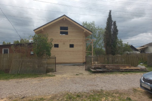 Фото — Собранный домокомплект из профбруса — фото