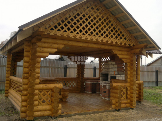 Проекты домов из оцилиндрованного бревна — фото-547_1