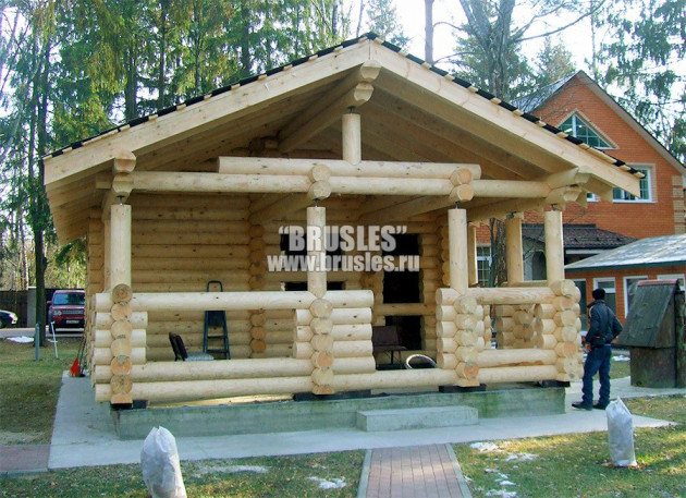 Проекты домов из оцилиндрованного бревна — фото-547_4