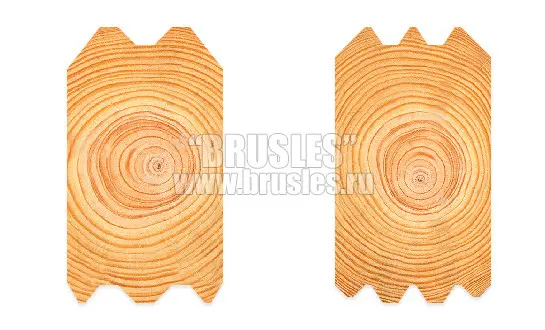 Профилированный брус с зарезкой чаш по проекту 100 x 200 x 6000 — фото-528_1